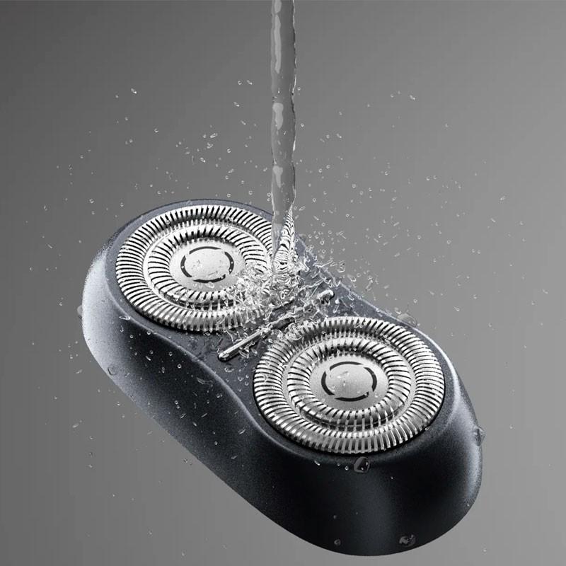 Tête argent pour Xiaomi Electric Shaver S200 - résistance à l'eau IPX7