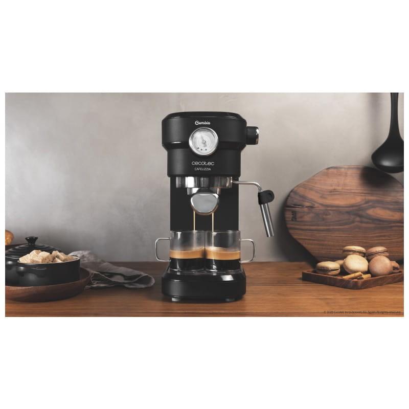 Cecotec Cafelizzia 790 Pro 1350 W 1,2 L Noir, Acier inoxydable - Machine à café vue de l'extérieur