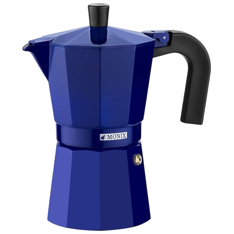 Cafetera Italiana Monix M301706 6 Tazas Azul