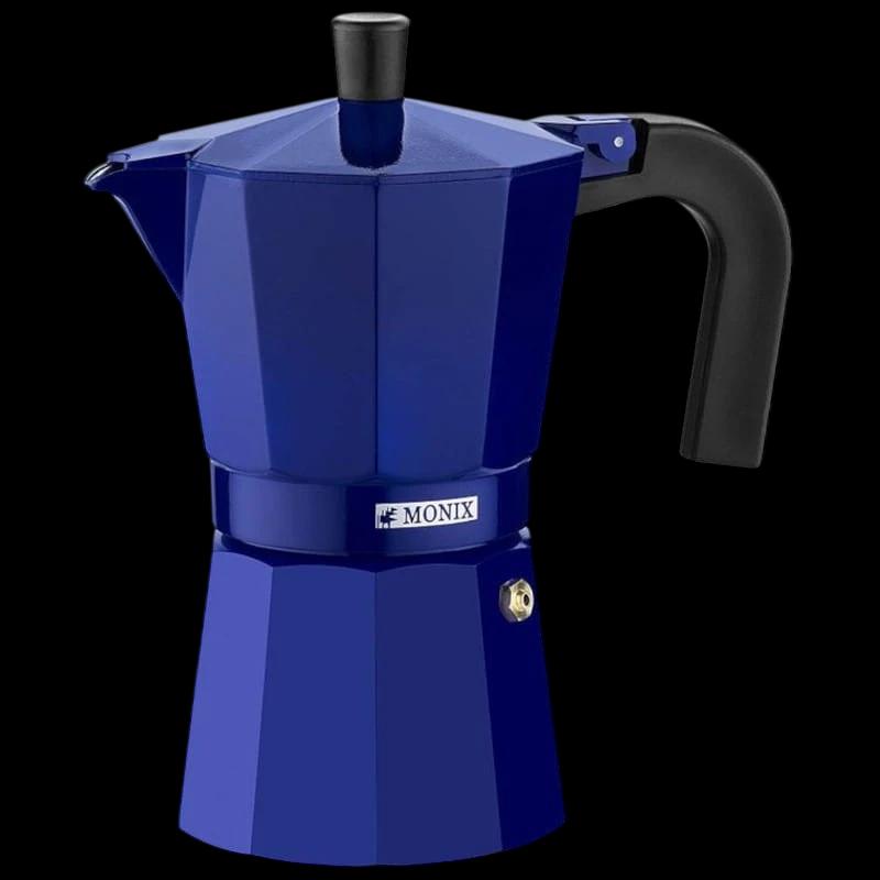 Cafetera Italiana Monix M301706 6 Tazas Azul