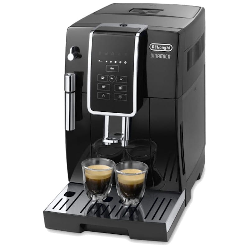 Cafetera Superautomática De´Longhi Dinamica Negra lateral