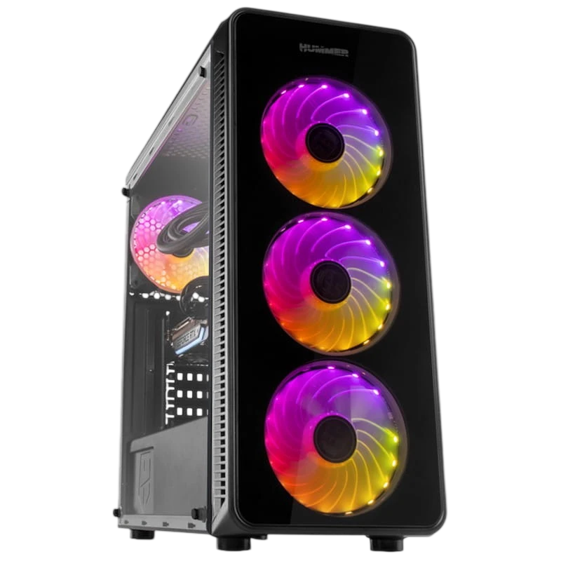 Caja PC NOX Hummer TGM ARGB Cristal templado USB 3.0