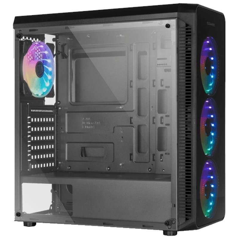 Caja PC NOX Hummer TGM ARGB Cristal templado USB 3.0 - Panel