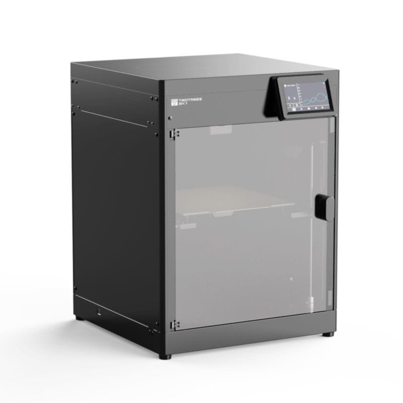 Estojo Two Trees SK1 com caixa preta com design magnético e semitransparente