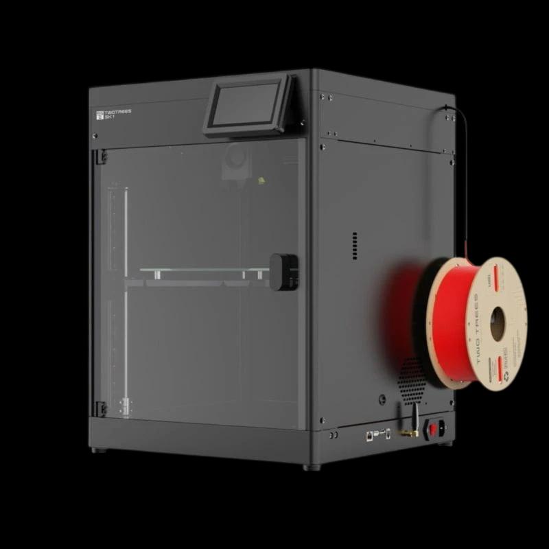 Gabinete Two Trees SK1 com caixa/ventoinha auxiliar/dispositivo de filtragem Preto