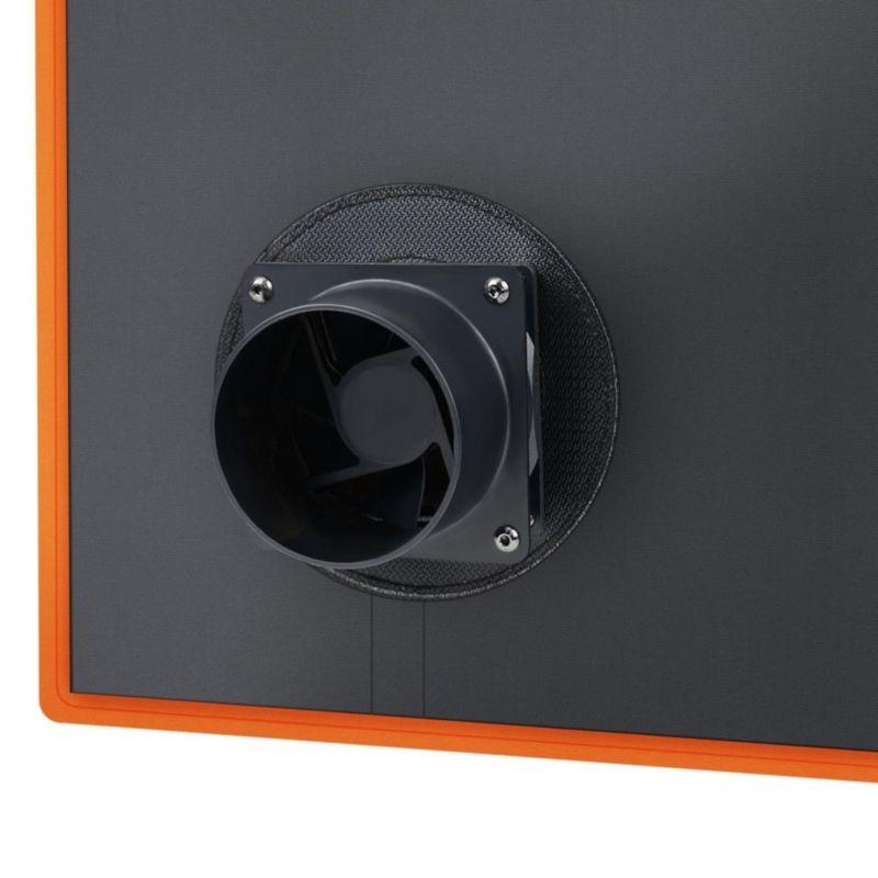 Caixa de proteção do gravador a laser Two Trees TS2 Orange com tubo retrátil de 3 metros