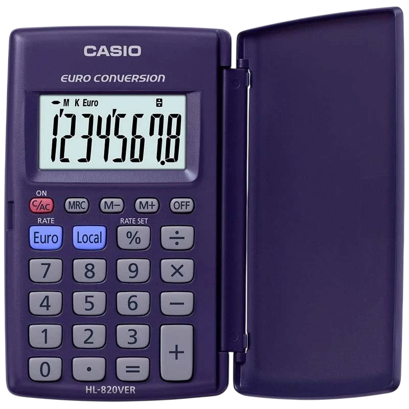 Calculadora portátil Casio HL-820VER Azul