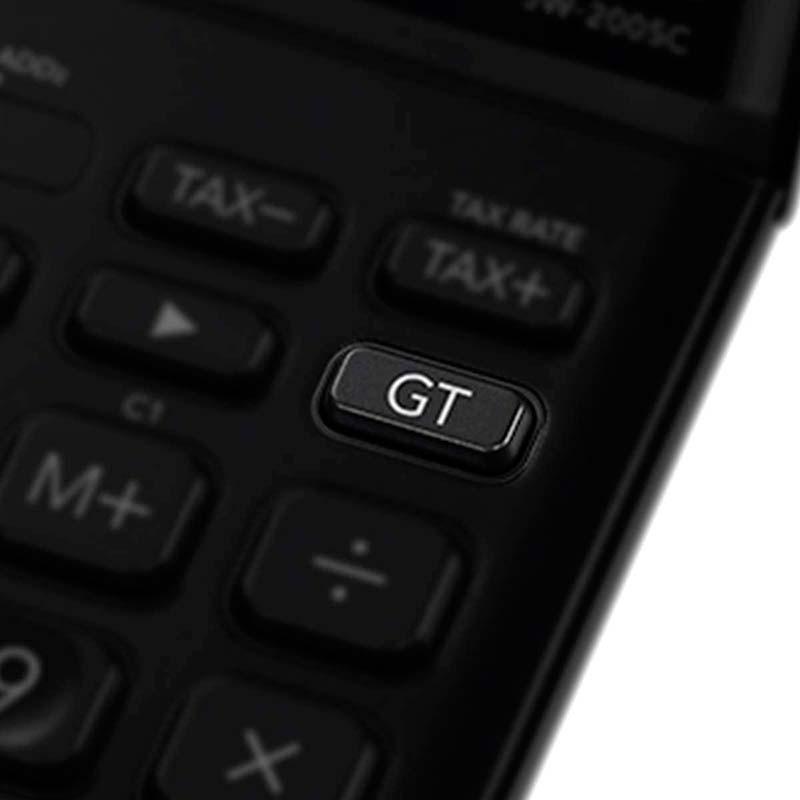 Conversión de Moneda de la Calculadora de sobremesa Casio JW-200SC Negro