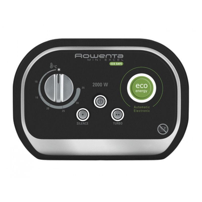 Vue en plongée du Chauffage en Céramique Rowenta SO9266F0 Mini Excel Eco Noir