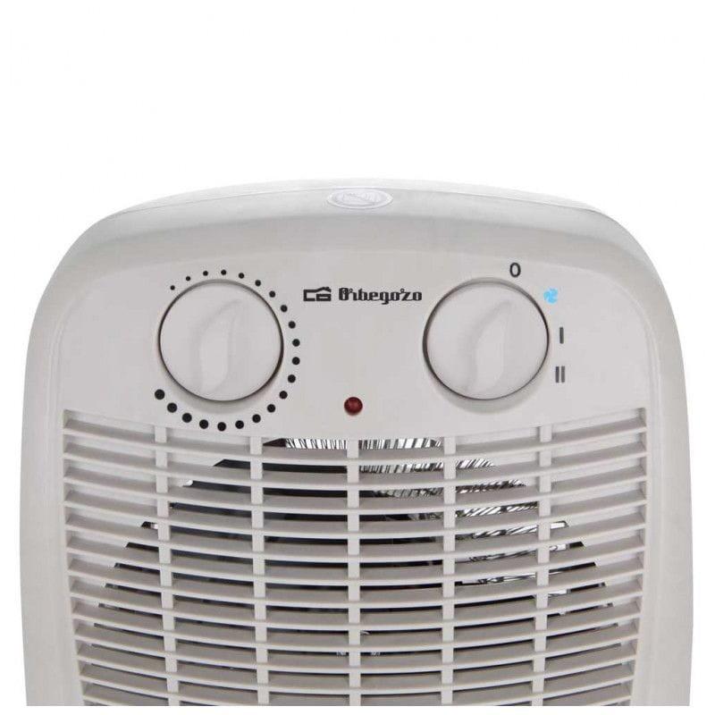 Détail du thermostat du Chauffage Orbegozo FH 7000 Gris