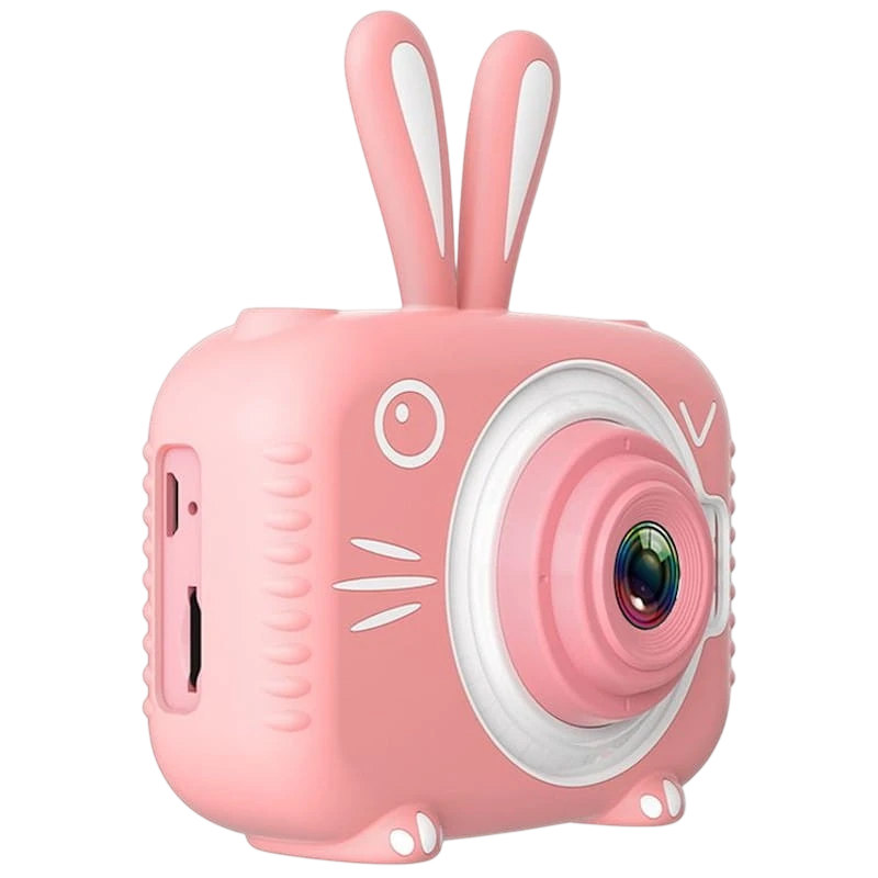 Cámara Digital Para Niños K3 Diseño Conejo Rosa