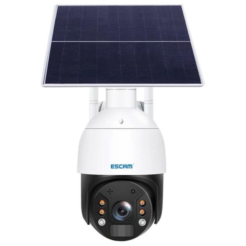 Caméra de sécurité IP Escam QF724 Solaire 4G/LTE 24 Heures d'enregistrement Blanc - Frontale