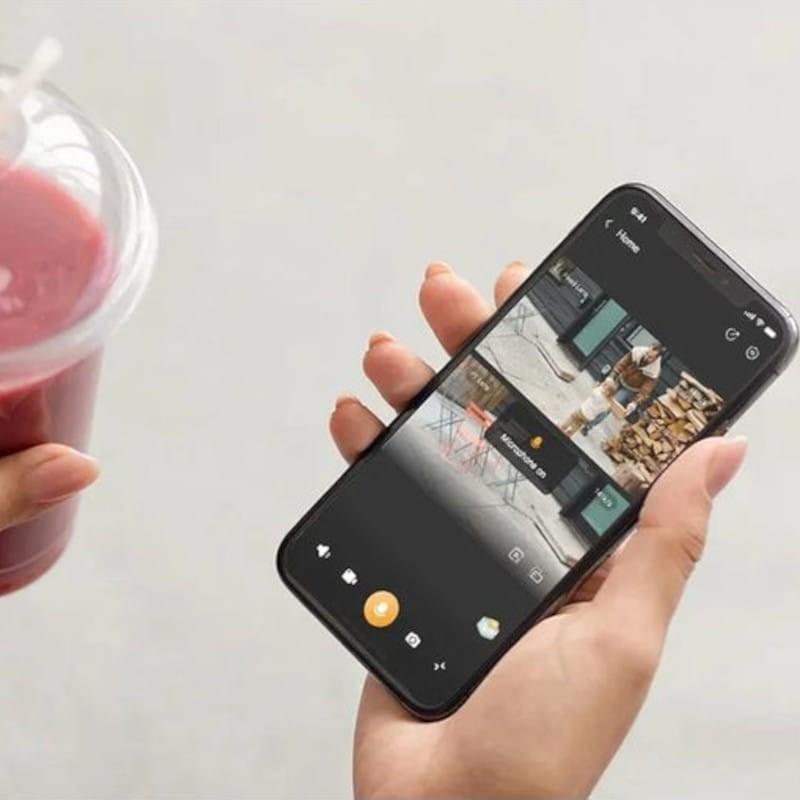 APP de Cámara de seguridad IMOU Cruiser Dual 8MP WiFi 360º Visión Nocturna Blanca