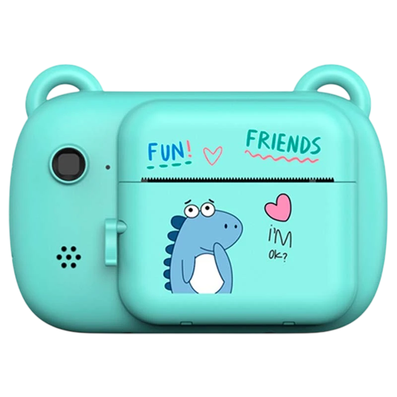 A7 Verde - Cámara Instantánea con impresión para niños