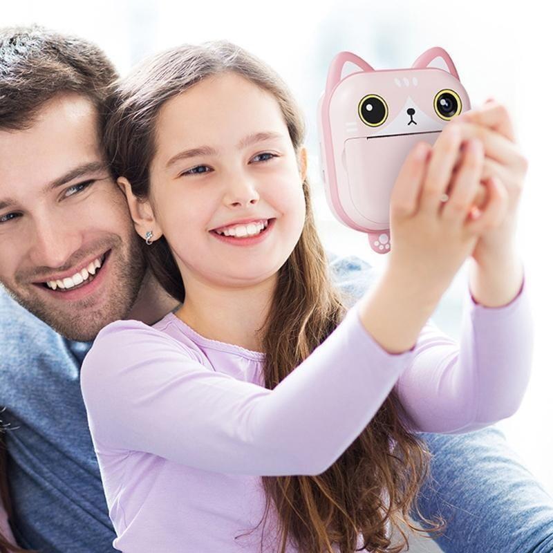 Foto real Frontal Cámara M2 Instantánea Rosa - Cámara Para Niños