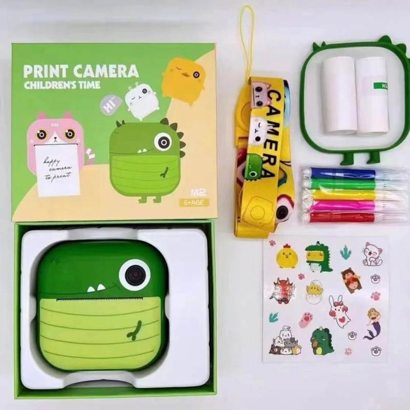 Caixa de Câmera Instantânea M2 Verde - Câmera Infantil