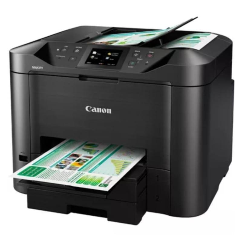 Perspectiva de la Impresora de Tinta Canon MAXIFY MB5450 WiFi Negro