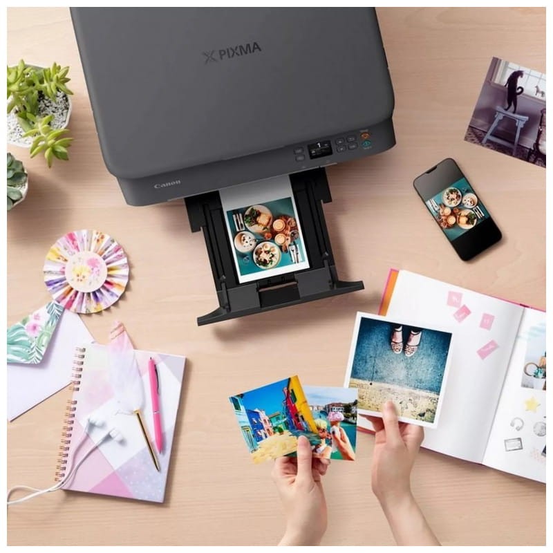 Canon PIXMA TS5350i Wi-Fi OLED 4800 x 1200 ppp Preto - Impressora Fotográfica True Image