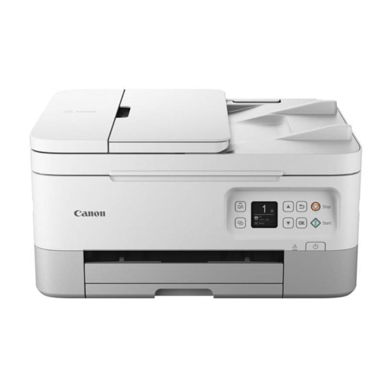 Vista frontal de la Impresora de Tinta Canon PIXMA TS7451i WiFI Blanco