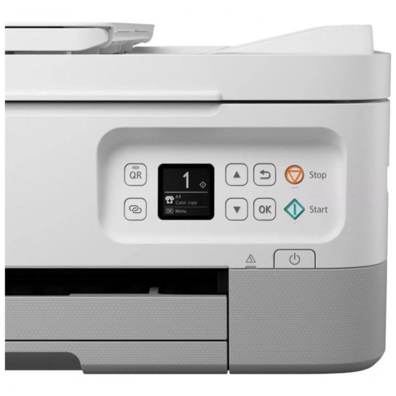 Detalle del panel de la Impresora de Tinta Canon PIXMA TS7451i WiFI Blanco