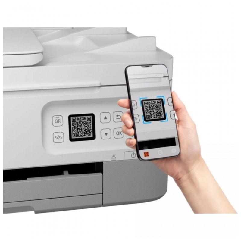 Conexión mediante QR con la Impresora de Tinta Canon PIXMA TS7451i WiFI Blanco