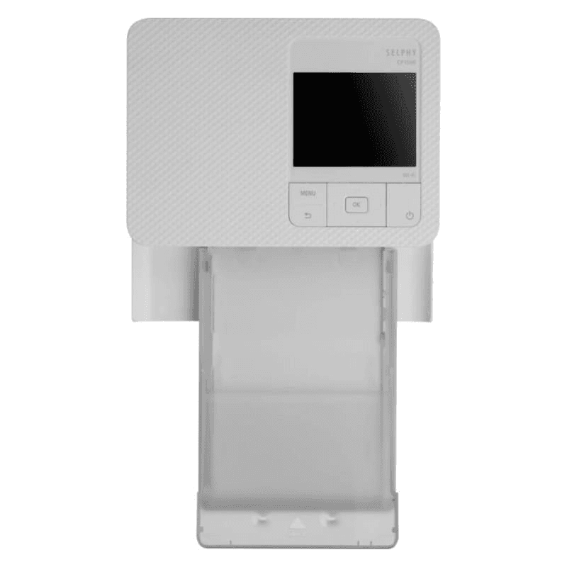 Vista cenital de la Impresora fotográfica Inalámbrica Canon Selphy CP1500 300 DPI Blanco