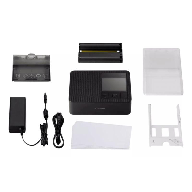 Conteúdo da caixa da Impressora Fotográfica Sem Fio Canon Selphy CP1500 300 DPI Preto