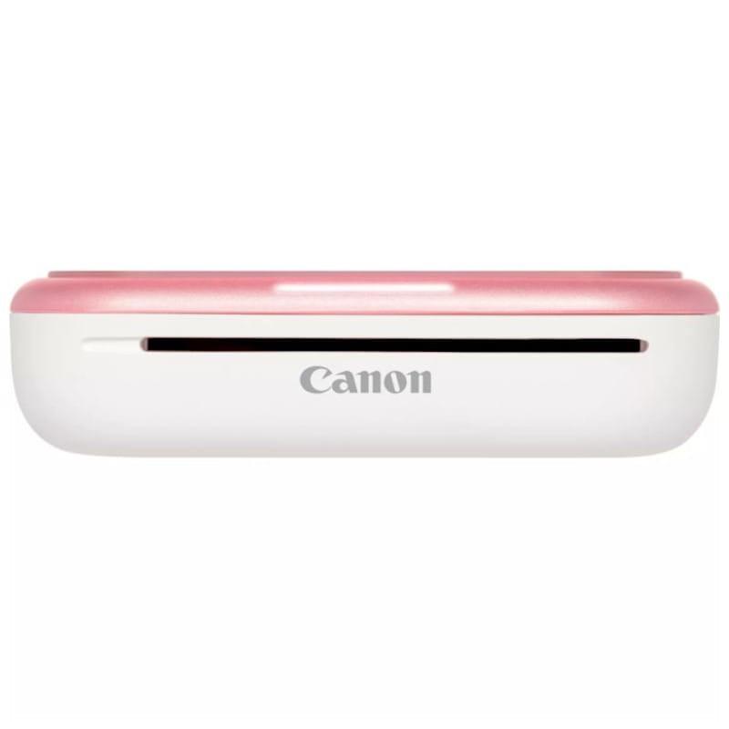 Vista frontal de la Canon Zoemini 2 Impresora fotográfica Inalámbrica Oro rosa