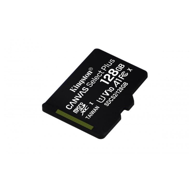 Kingston Canvas Select Plus 128 Go Class 10 UHS-I U1 V10 Noir - carte microSD carte image