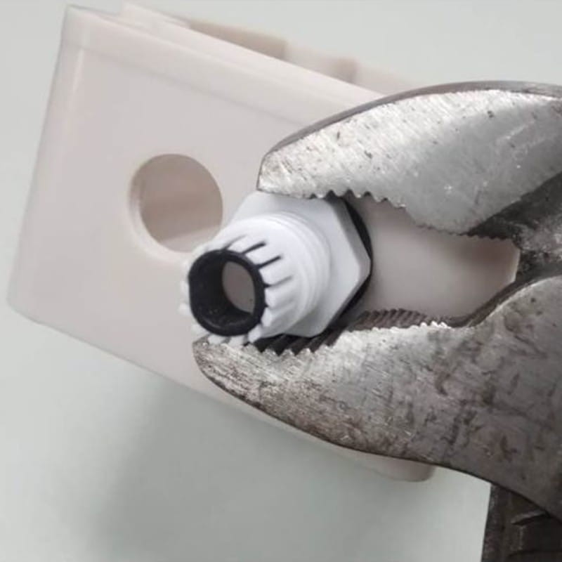 Conector de Carcasa impermeable para relé Sonoff IP66 Blanco