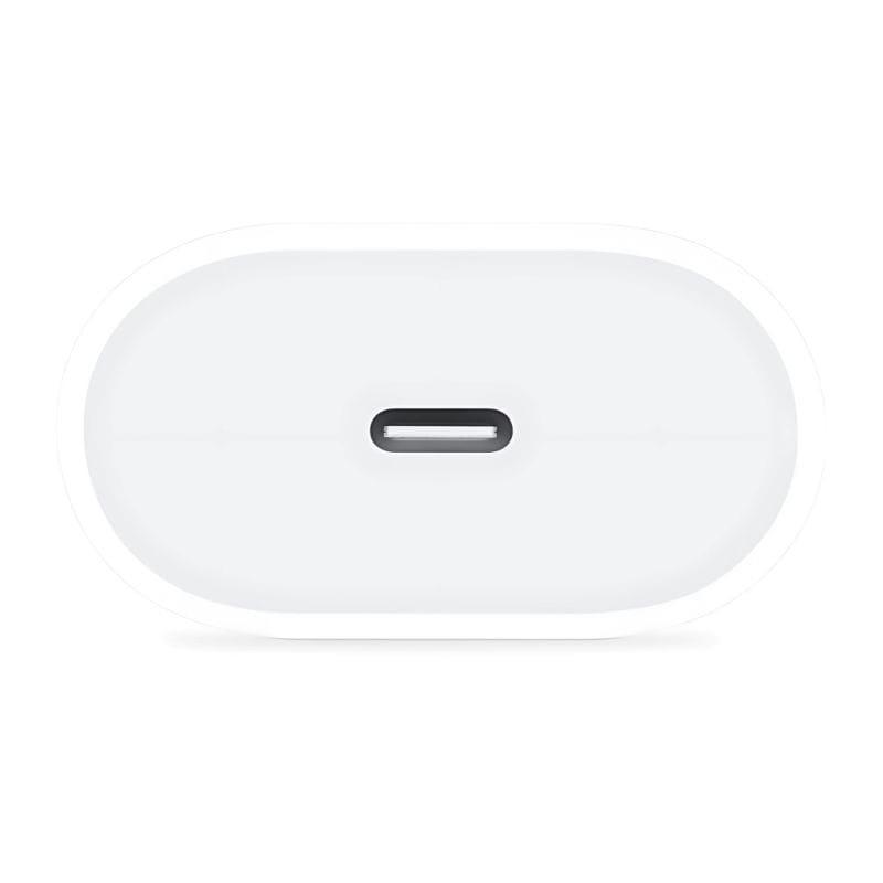 Detalle del conector USB-C del Cargador Apple MUVV3ZM/A 20W