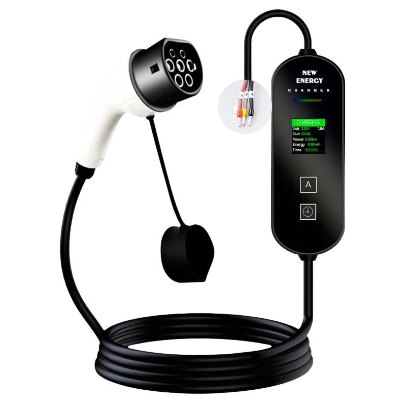 Carregador de Carro Elétrico EV 32A/3.5KW/5M sem Cabeçote de Tomada
