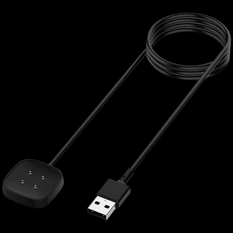 Cargador negro para Fitbit Versa 4