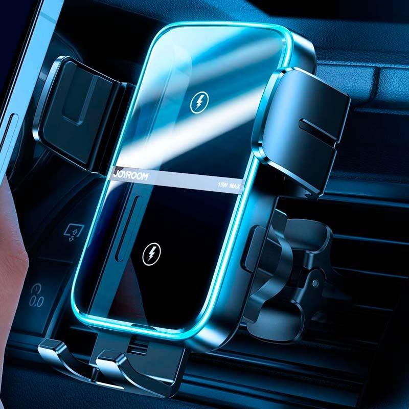 Joyroom JR-ZS246 15W carregador sem fio para carro luz LED