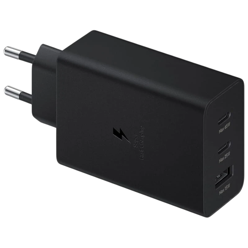 Cargador Samsung EP-T6530 Trio 65W Negro