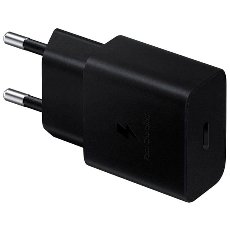 Cargador de Samsung EP-T1510XBEGEU USB Tipo C + Cable 15W  Negro - Cargador