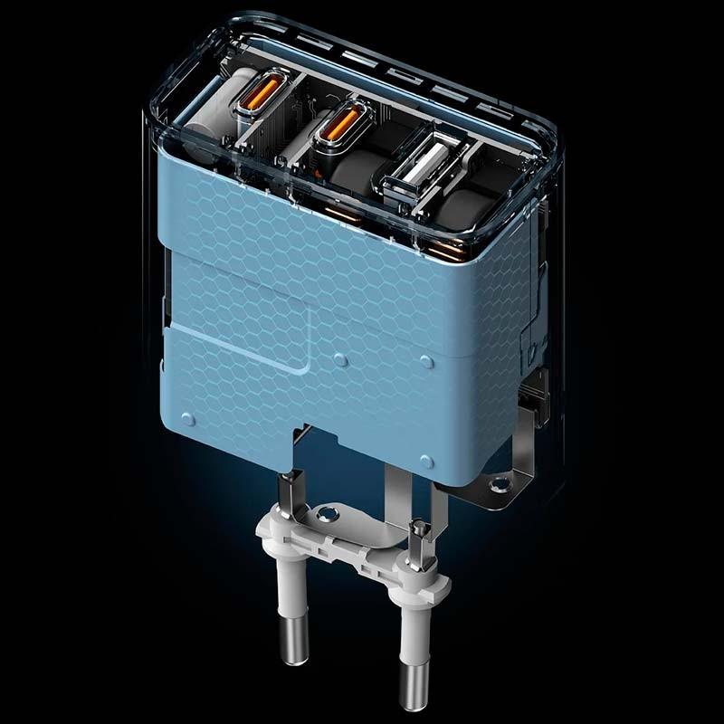 componentes internos del Cargador Xiaomi 67W GaN 2C1A EU