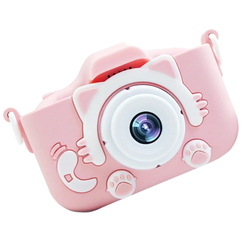 Cámara para niños Cat Camera con Tarjeta 32GB Rosa