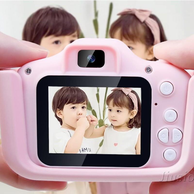 Câmera Infantil Cat Camera com Cartâo 32GB Rosa - Tela