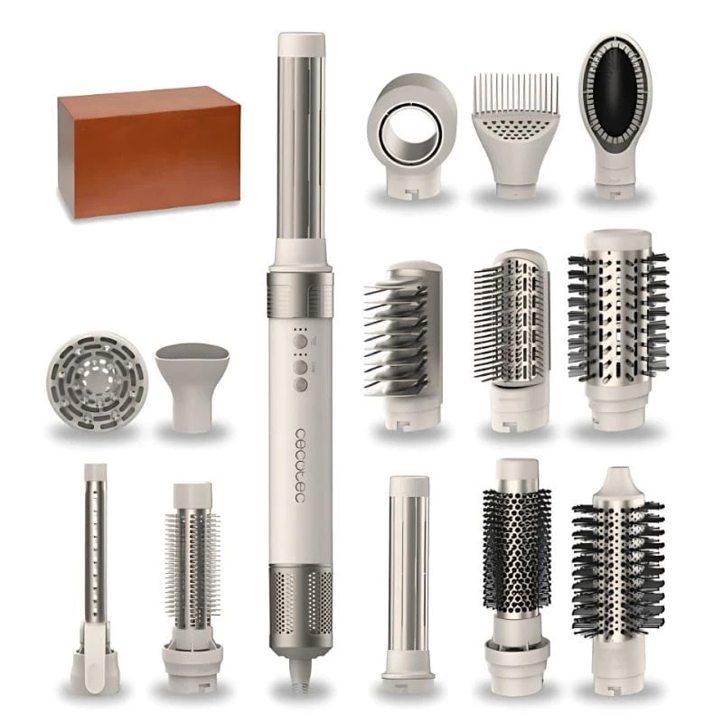 Cecotec Bamba CeramicCare 14in1 AirGlam Champagne modelador multifunções