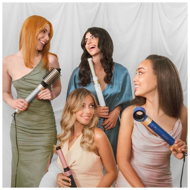 Moldeador multifunción Cecotec Bamba CeramicCare 14in1 AirGlam  Champán serie