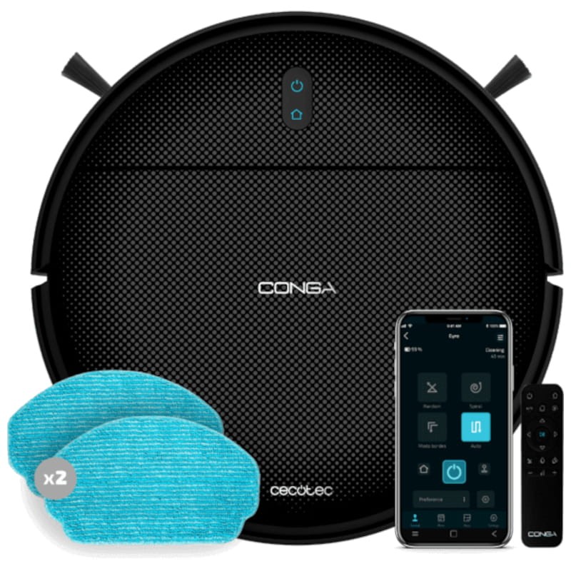 Cecotec Conga 999 Origin X-Treme Noir - Accessoires pour aspirateur robot