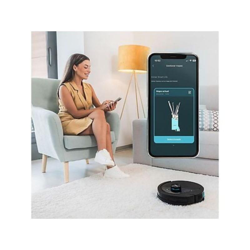 Aspirador Cecotec Conga 7490 Ultimate Genesis com navegação laser e restrição de área