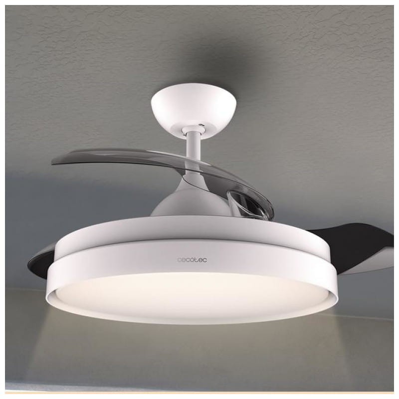 Cecotec EnergySilence Aero 4280 Invisible White - Illuminated Image ventilateur