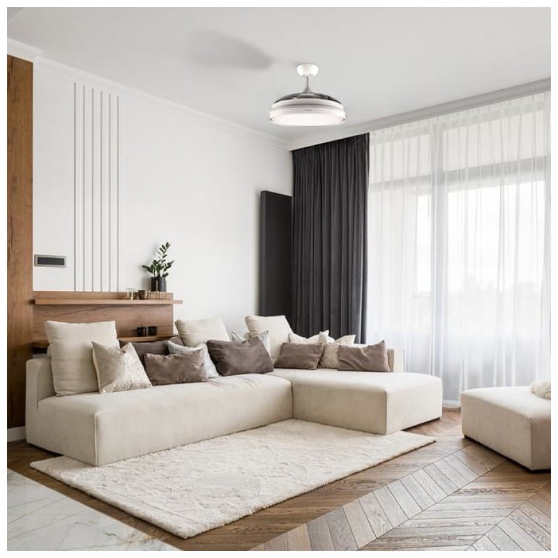 Cecotec EnergySilence Aero 4280 Invisible White - Ventilateur image salon