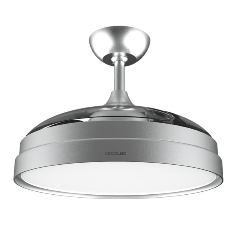 Cecotec EnergySilence Aero 4280 Gris - Ventilador de techo imagen con las aspas plegadas