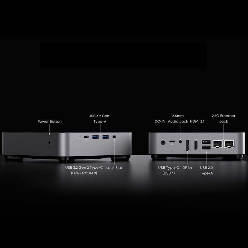 Chuwi AuBox - interfaz y puertos