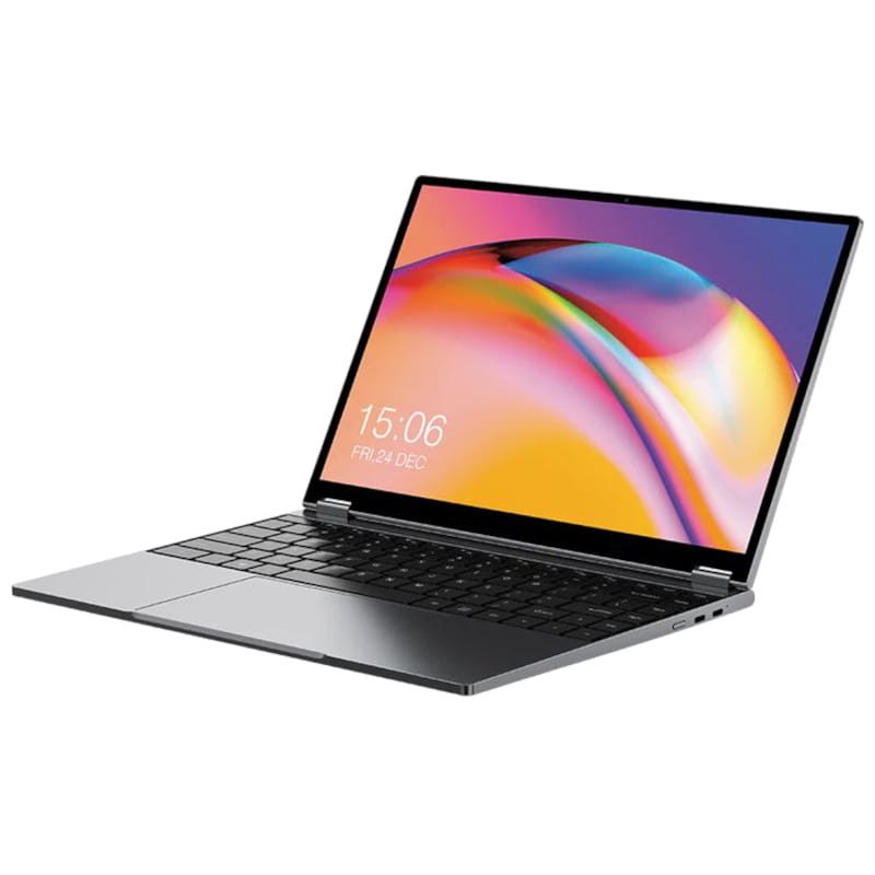 Pantalla de Chuwi FreeBook Flip 360º Intel N150/16GB DDR5/512GB SSD/2K Táctil/W11 Gris - Portátil 13.5
