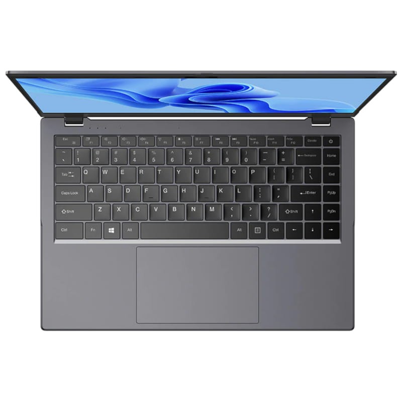 Chuwi GemiBook XPro Intel N150 8 GB LPDDR5/256GB SSD/W11 Home – Portátil 14 - Desde cima