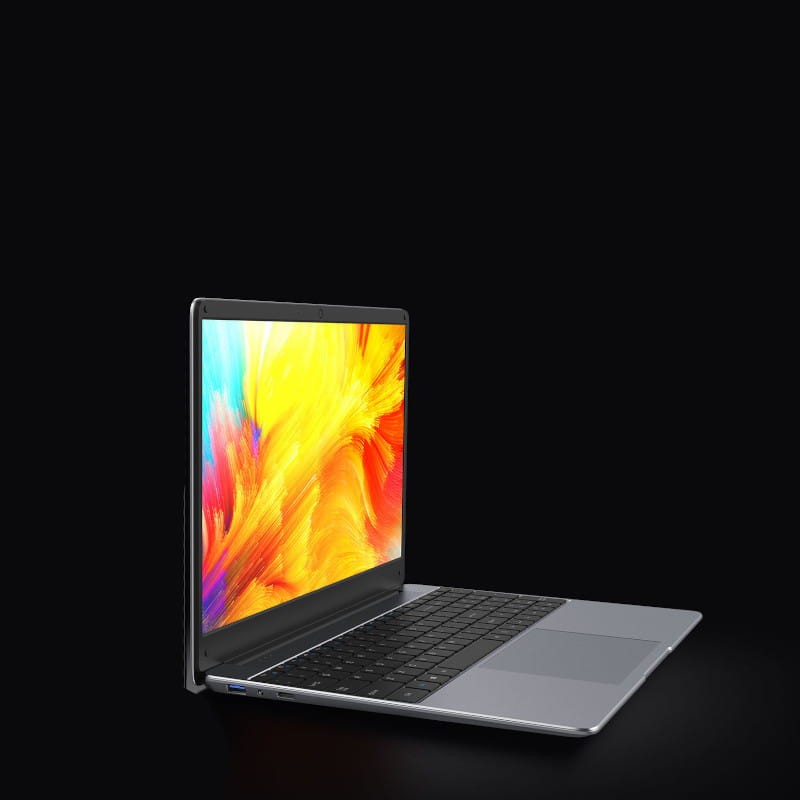 Photo réelle Chuwi HeroBook Plus 8 Go de RAM/256 Go SSD - Ordinateur portable 15,6 côté gauche